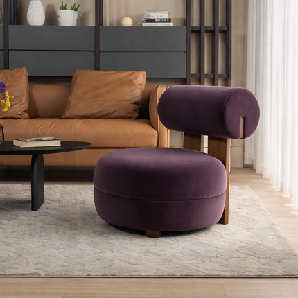 Siya Modern Unique Accent Chair with Backrest – Nordic Living Room Furniture