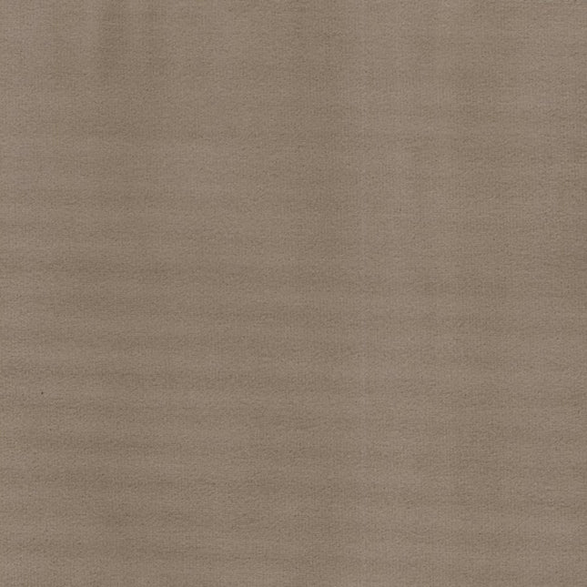 IBIZA - Suede Velvet Upholstery Fabric- Greige Brown