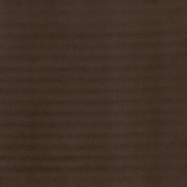 IBIZA - Suede Velvet Upholstery Fabric- Dark Walnut