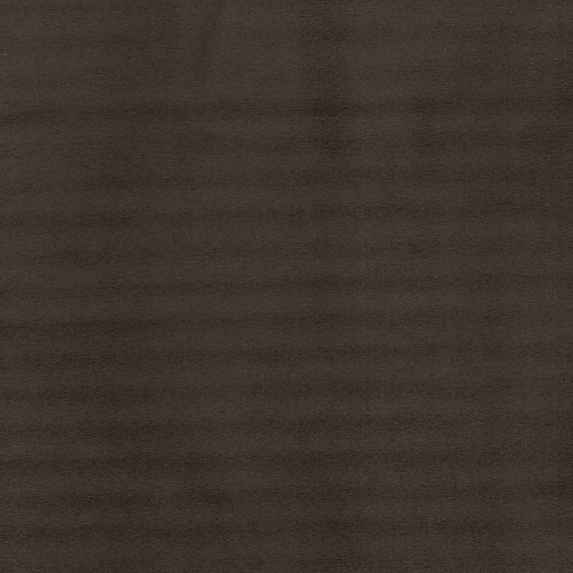 IBIZA - Suede Velvet Upholstery Fabric- Dark Brown
