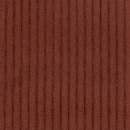 IBIZA - Corduroy Upholstery Fabric- Rust Orange