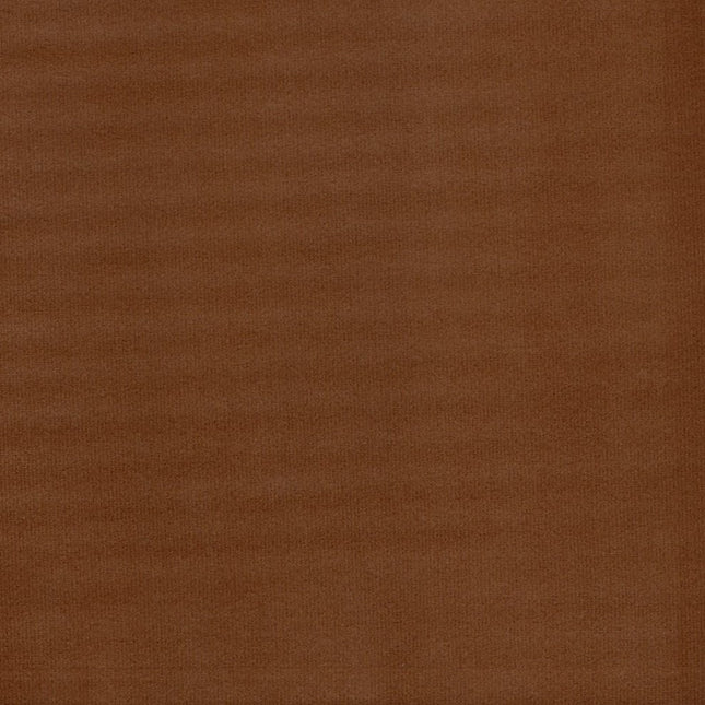 IBIZA - Suede Velvet Upholstery Fabric- Earth Brown