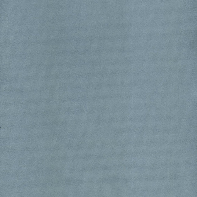 IBIZA - Suede Velvet Upholstery Fabric- Smoky Blue