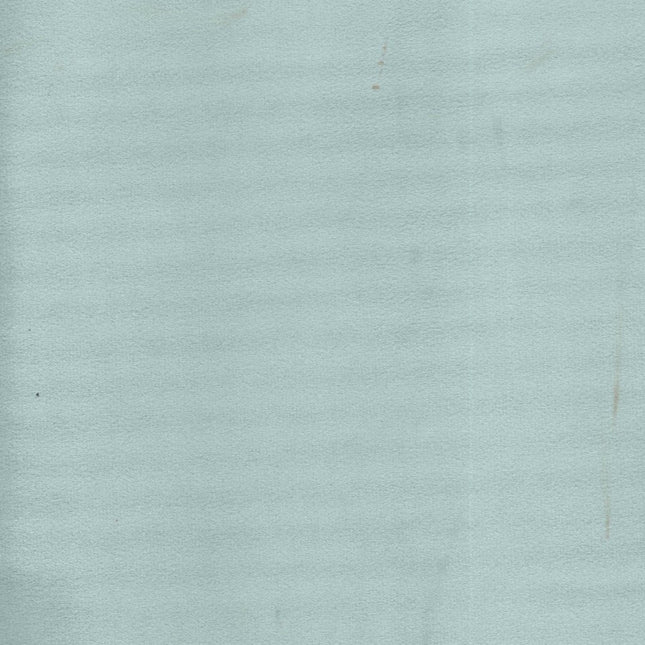 IBIZA - Suede Velvet Upholstery Fabric- Misty Aqua