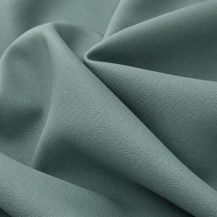 CRAFT- Leatherette Faux Leather Upholstery Fabric- Muted Teal