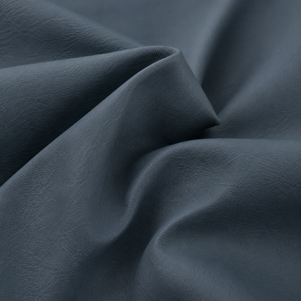 CRAFT- Leatherette Faux Leather Upholstery Fabric- Midnight Teal
