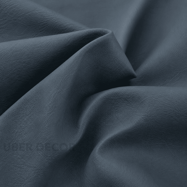 CRAFT- Leatherette Faux Leather Upholstery Fabric- Midnight Teal