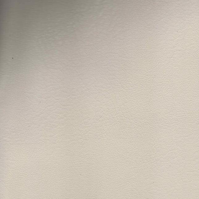 CRAFT- Leatherette Faux Leather Upholstery Fabric- Ivory