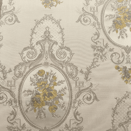 Gulmore - Jacquard Upholstery Fabric - Champagne Ivory