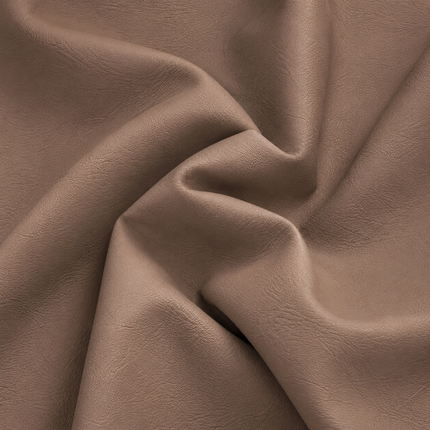 CRAFT- Leatherette Faux Leather Upholstery Fabric- Coffee