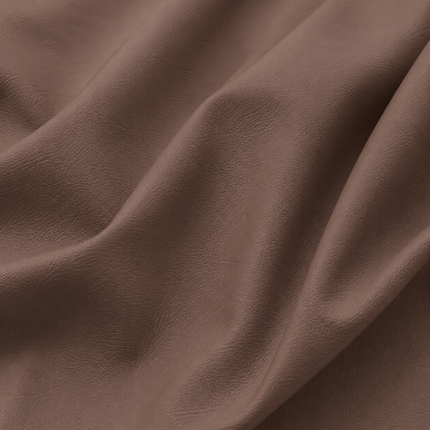 CRAFT- Leatherette Faux Leather Upholstery Fabric- Warm Mahogany