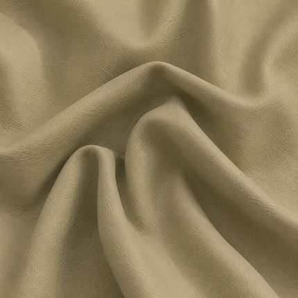 CRAFT- Leatherette Faux Leather Upholstery Fabric- Ecru