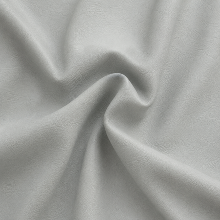 CRAFT- Leatherette Faux Leather Upholstery Fabric- Silver Mist