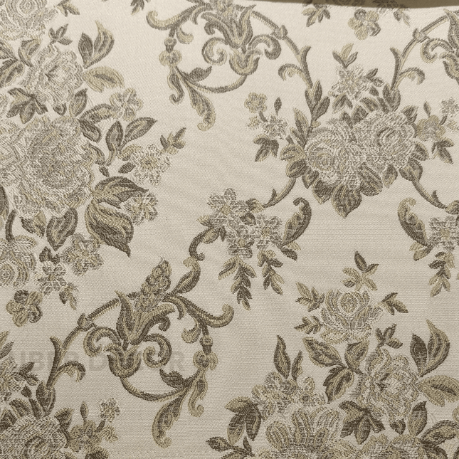 Gulmore - Jacquard Upholstery Fabric - Antique Ivory Beige