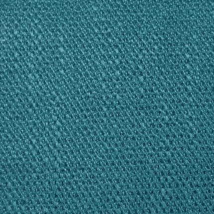 Greek - Solid Textured Woven Upholstery Fabric - Teal Blue