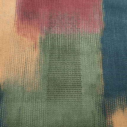Greek - Abstract Brushstroke Print Upholstery Fabric - Sage Green Multitone