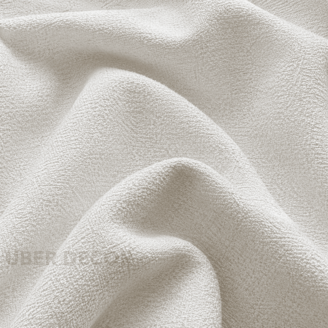 APOLLO - Boucle Upholstery Fabric- Arctic White