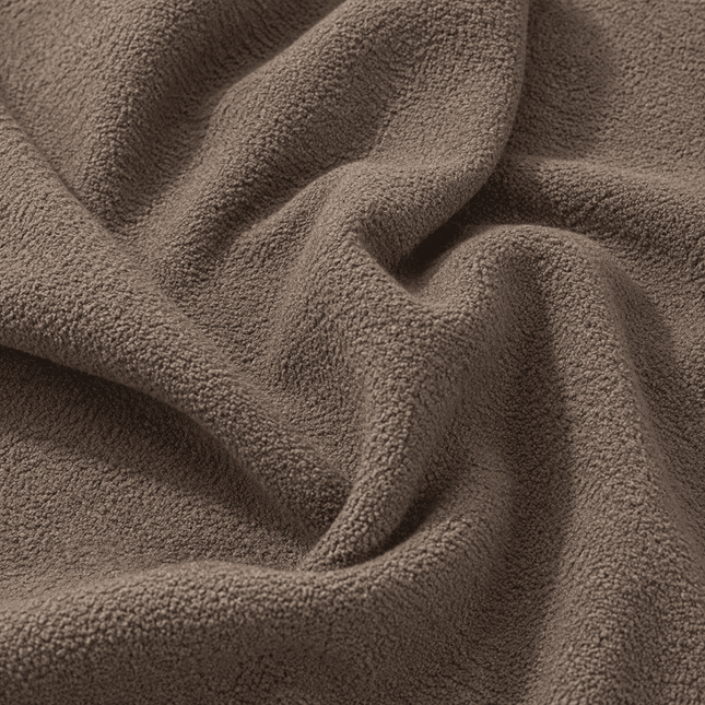 APOLLO - Boucle Upholstery Fabric- Walnut Brown