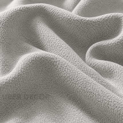 APOLLO - Boucle Upholstery Fabric- Mist Grey