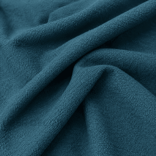 APOLLO - Boucle Upholstery Fabric- Steel Teal