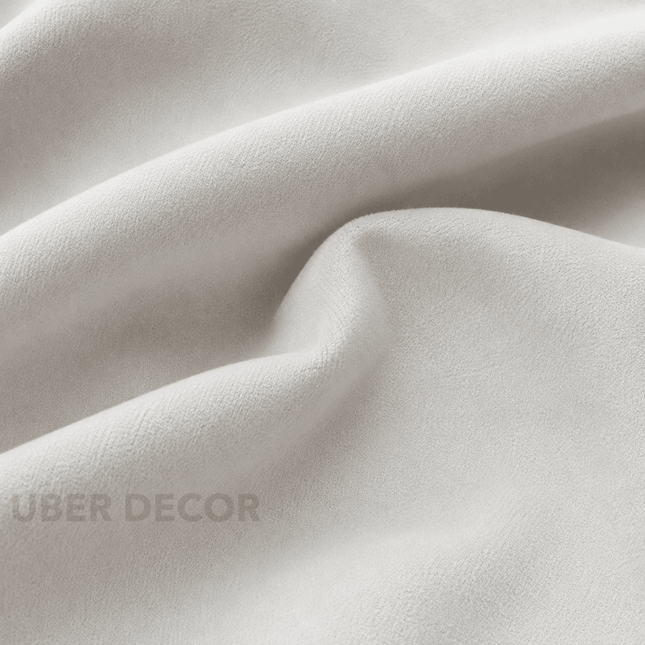 DUTCH SUEDE - Suede Velvet Upholstery Fabric- Mist White