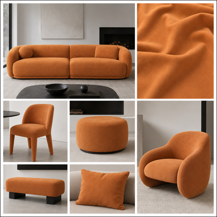 SPYDER - Upholstery Fabric- Burnt Caramel