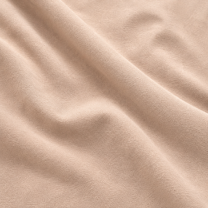 DUTCH SUEDE - Suede Velvet Upholstery Fabric- Latte Beige