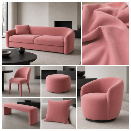 SPYDER - Upholstery Fabric- Dusty Rose
