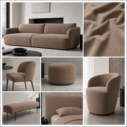 SPYDER - Upholstery Fabric- Driftwood Brown