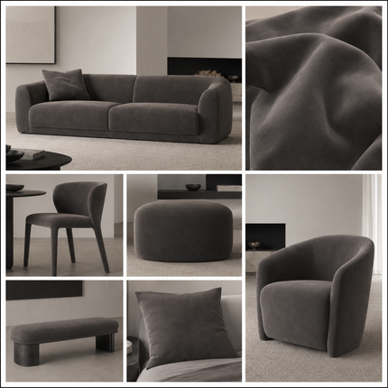 SPYDER - Upholstery Fabric- Shadow Charcoal