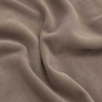 DUTCH SUEDE - Suede Velvet Upholstery Fabric- Driftwood