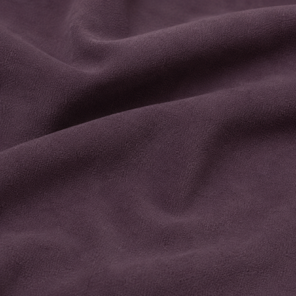 DUTCH SUEDE - Suede Velvet Upholstery Fabric- Plum Wine