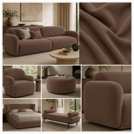 SPYDER - Upholstery Fabric- Coffee