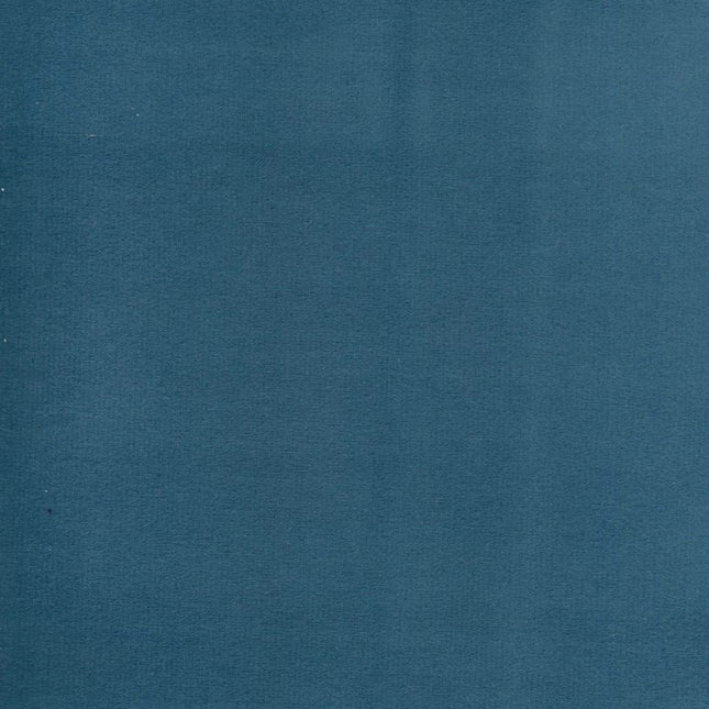 DUTCH SUEDE - Suede Velvet Upholstery Fabric- Dark Teal Blue