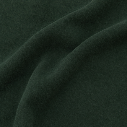 DUTCH SUEDE - Suede Velvet Upholstery Fabric- Bottle Green