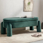 Deep Forest Green Suede Velvet