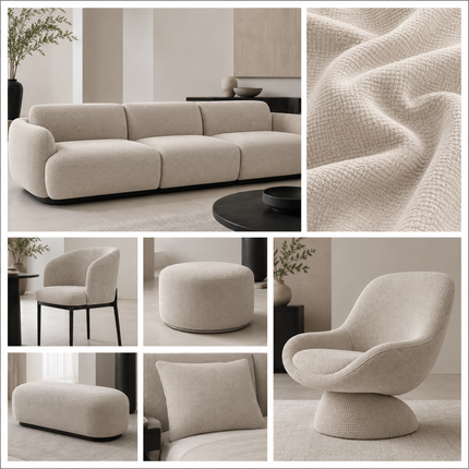 MILANO - Upholstery Fabric- Sand