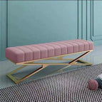 Dusty Pink Suede Velvet