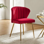 Crimson Red Matte Velvet