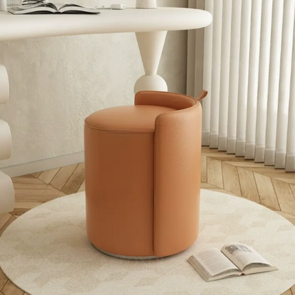 Morira Vanity Stool Customisable Fabric Foam and Wood Makeup Accent Chair Minimalist Modern Seating for Bedroom and Dressing Room