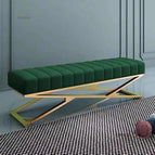 Dark Green Suede Velvet