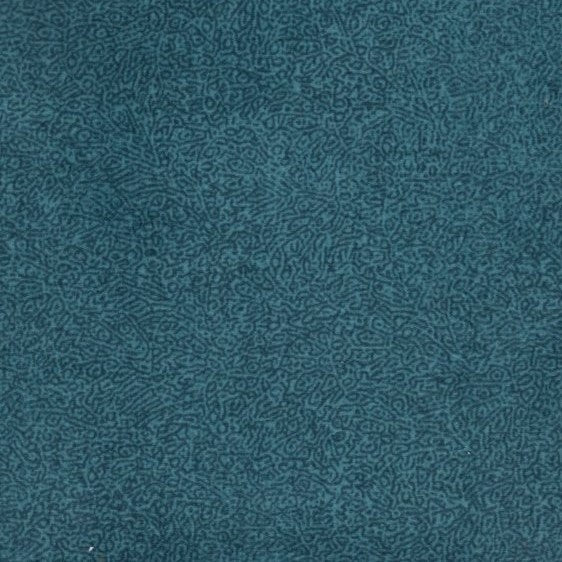 BOTT - Textured Suede Upholstery Fabric- Petrol Blue