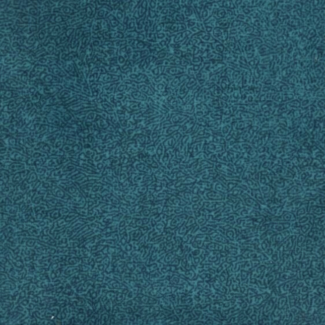 BOTT - Textured Suede Upholstery Fabric- Petrol Blue