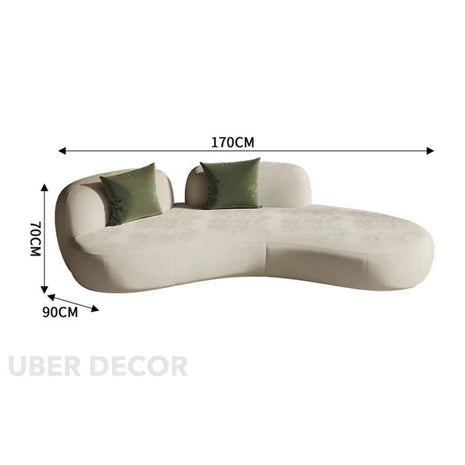 Graz European Lazy Sofa – Luxury Nordic Designer Multifunctional Couch for Adults in Modern Apartments - Uber Decor