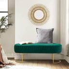 Emerald Green Suede Velvet
