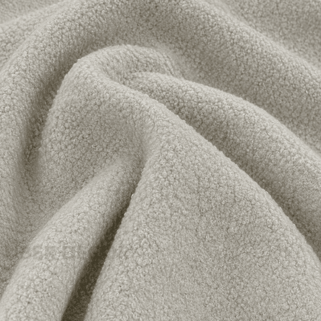 BUCKLEBERRY - Boucle Upholstery Fabric- Light Stone
