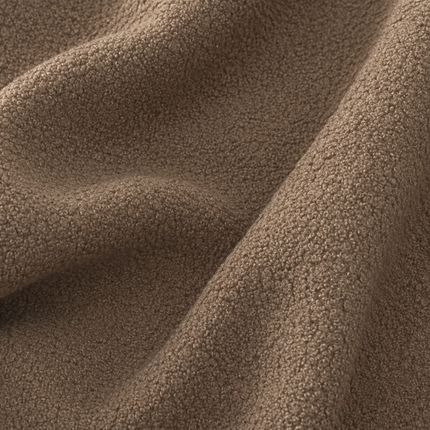BUCKLEBERRY - Boucle Upholstery Fabric- Mushroom Brown