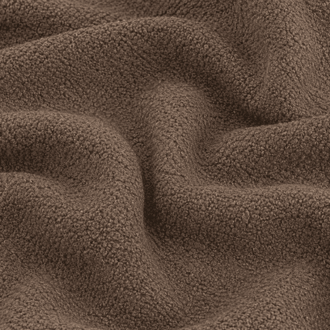 BUCKLEBERRY - Boucle Upholstery Fabric- Fawn Brown