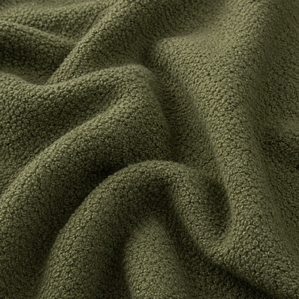 BUCKLEBERRY - Boucle Upholstery Fabric- Olive