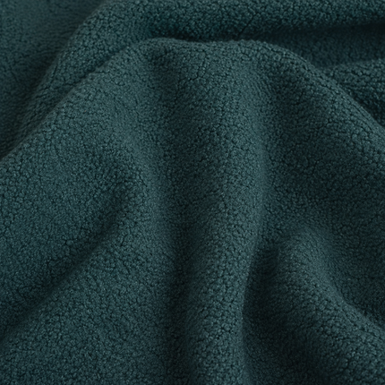 BUCKLEBERRY - Boucle Upholstery Fabric- Deep Teal